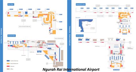 bali denpasar airport map
