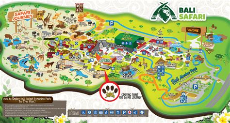 bali safari and marine park map