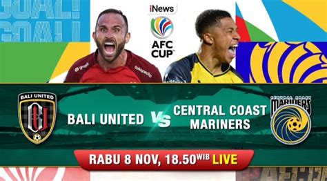 bali united vs central coast