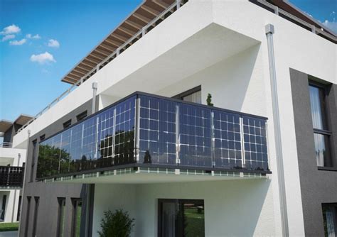 Balkongeländer Solar VSG Glas