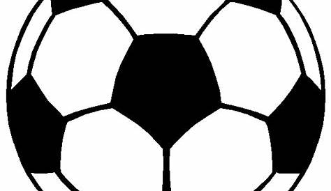 Soccer ball clip art black and white free 2 - Clipartix