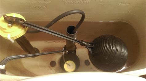 Ball Float Toilet Running