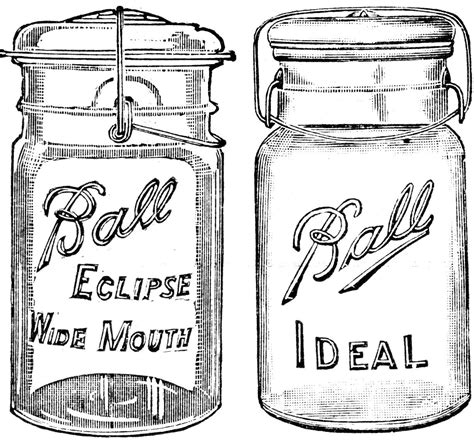 Ball Jar Drawing