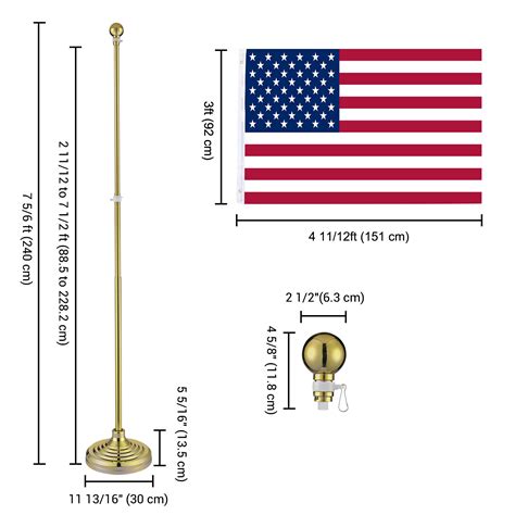 ball on top of flag pole