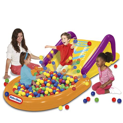 ball pit and slide