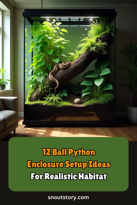 Ball Python Enclosure Needs