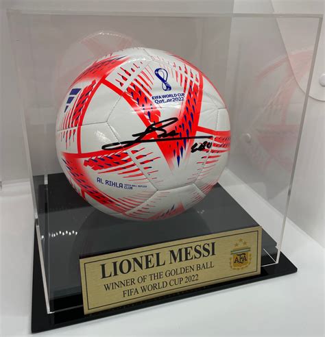 ball signed by messi