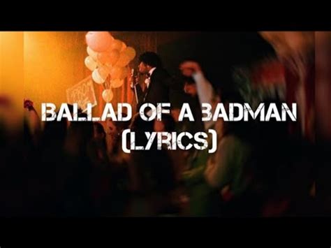 Kingston Trio song Bad Man's Blunder, lyrics