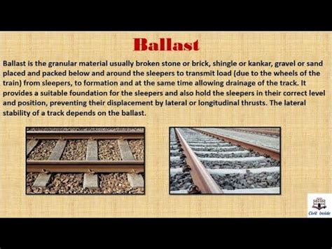 ballast specification indian railway