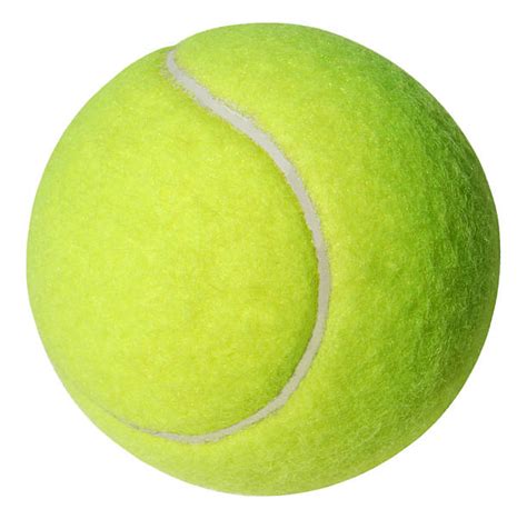 balle de tennis fond blanc