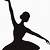 ballerina silhouette printable free