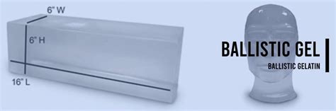 Ballistic Gelatin Material