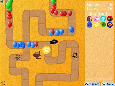 Online Games Bloons Tower Defense 4