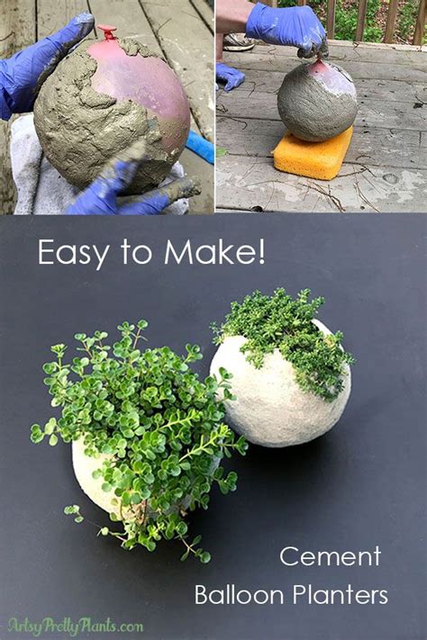 Balloon Cement Planters