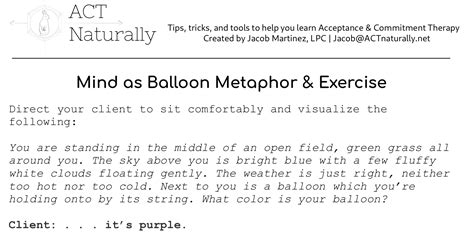 Balloon Metaphors