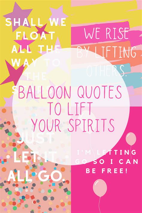 balloon quotes and sayings