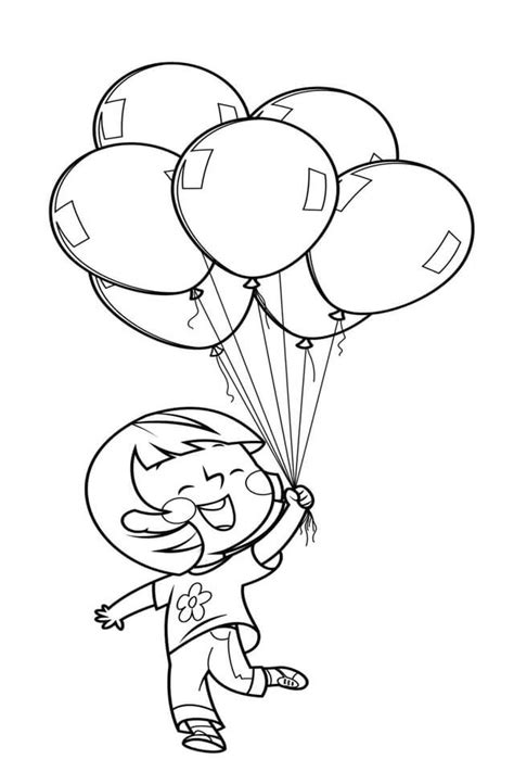 balony i chlopczyk mandala kolorowanka