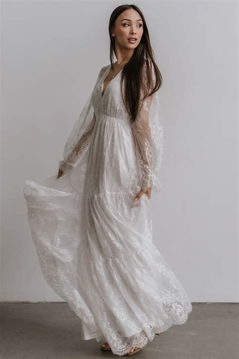 baltic born white lace dress