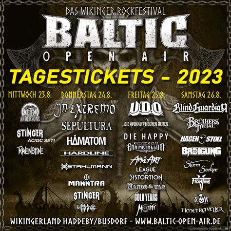 baltic open air line up