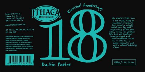 baltic porter ithaca beer 18 anniversary