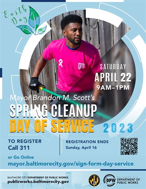 baltimore city mayor's spring clean up