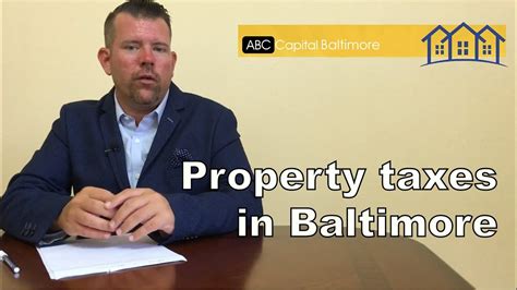 baltimore city taxes property taxes
