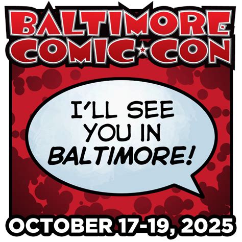 baltimore comic con 2025