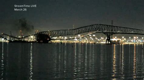 baltimore key bridge photos before collapsing