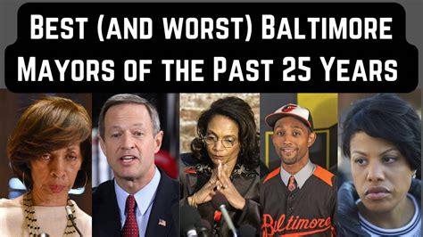 baltimore mayors by year