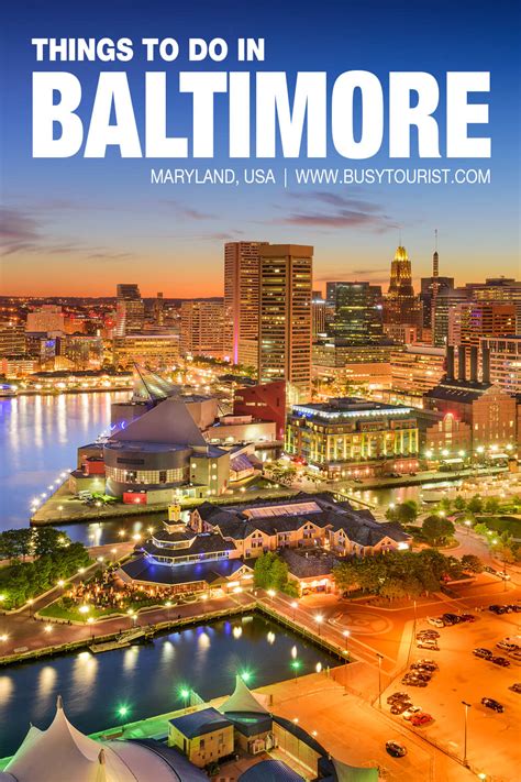 baltimore md attractions things to do