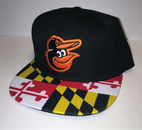 baltimore orioles maryland flag hat