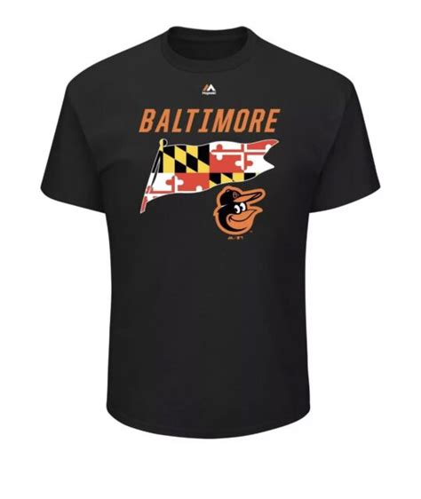 baltimore orioles maryland flag shirt