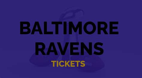 baltimore ravens website tickets