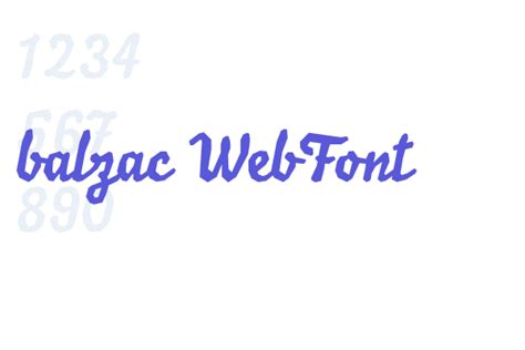 balzac font free download