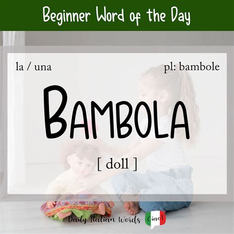 bambola meaning in english