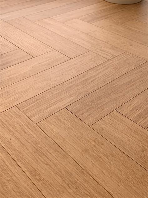 Bamboo Flooring Herringbone Pattern
