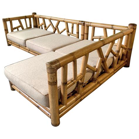 Bamboo Sectional Sofa