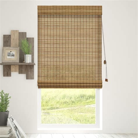 bamboo woven roman shades