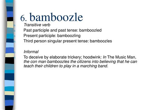 Bamboozle Noun