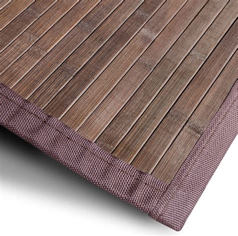 Bambusteppich Bambus Teppich SOLID, in 9 Farben & 15 Größen