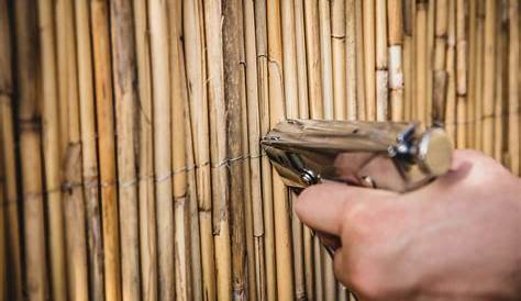 Bambusmatten Befestigen Pin Op Garten