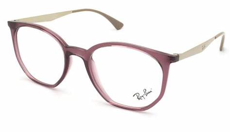 RayBan RX7174L Rosa Transparente 8070/52 Óculos de
