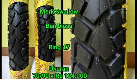 Ban Duro Ukuran 7080 17 Swallow Ring Berbagai