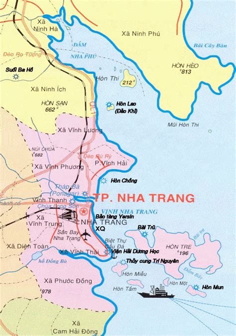 ban do nha trang