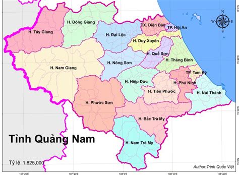 ban do tinh quang nam