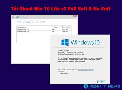 Ghost Win 10 tổng hợp các bản Ghost Windows 10 32bit & 64bit chất