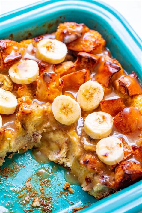 Banana Apple Bread Pudding