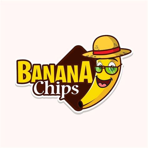 Banana Chips Logo Vector