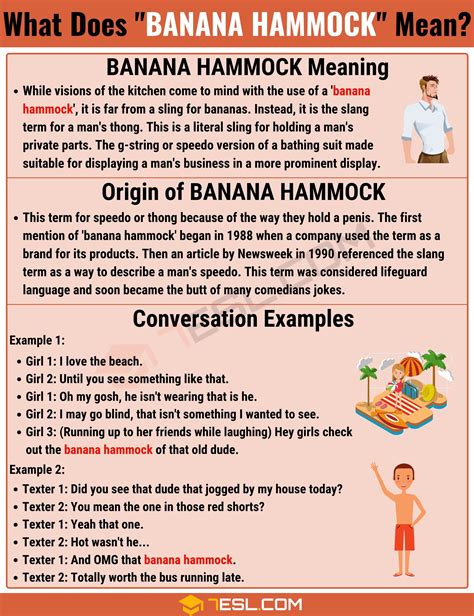 Banana Hammock Dictionary
