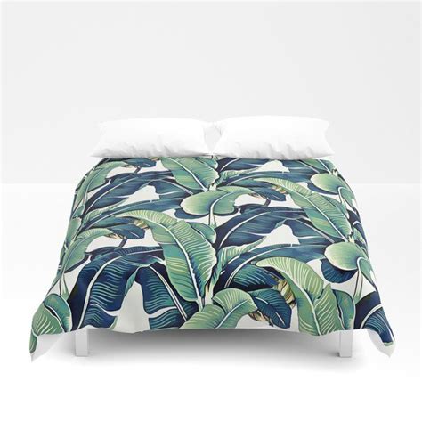 home.furnitureanddecorny.com:banana leaf print duvet cover